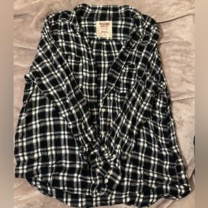 Black & white flannel